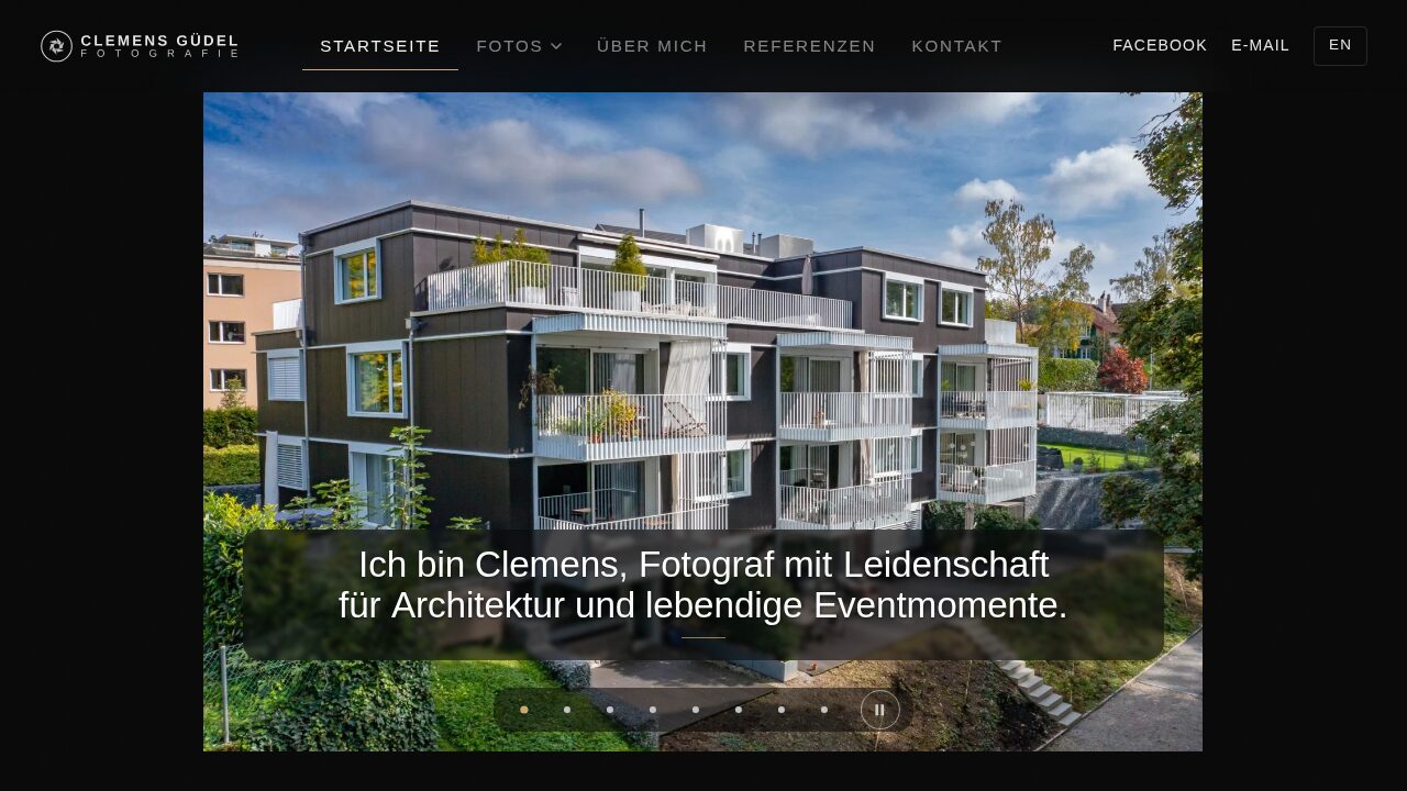 Startseite von clemensguedel.ch